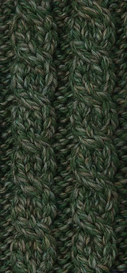 Merino Wool Diamond Stitch Hat Aran Woollen Mills Earrings