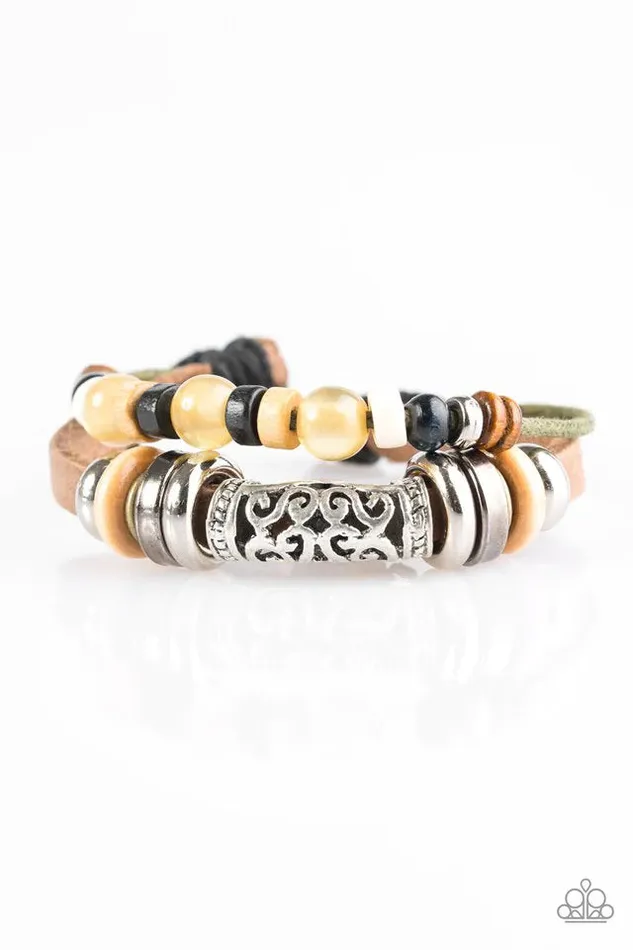 Bracelets Paparazzi Jewelry Paparazzi Bracelet Canyon Treasure Brown