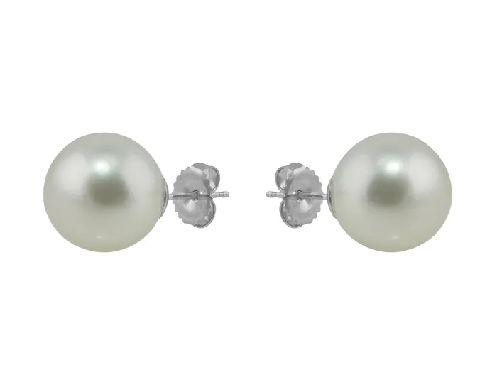 CJ Charles Jewelers 18k White Gold South Sea Pearl Earrings Earrings CJ Charles Jewelers 18k White Gold South Sea Pearl Earrings Earrings
