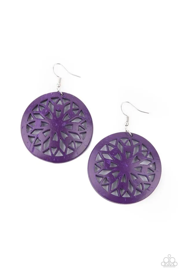 Earrings Paparazzi Jewelry Paparazzi Earring Ocean Canopy Purple Earrings Paparazzi Jewelry Paparazzi Earring Ocean Canopy Purple