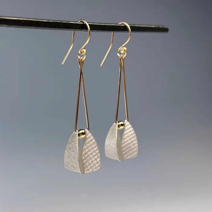 Kinetic Flutter Earrings Carolyn Zakarija Earrings