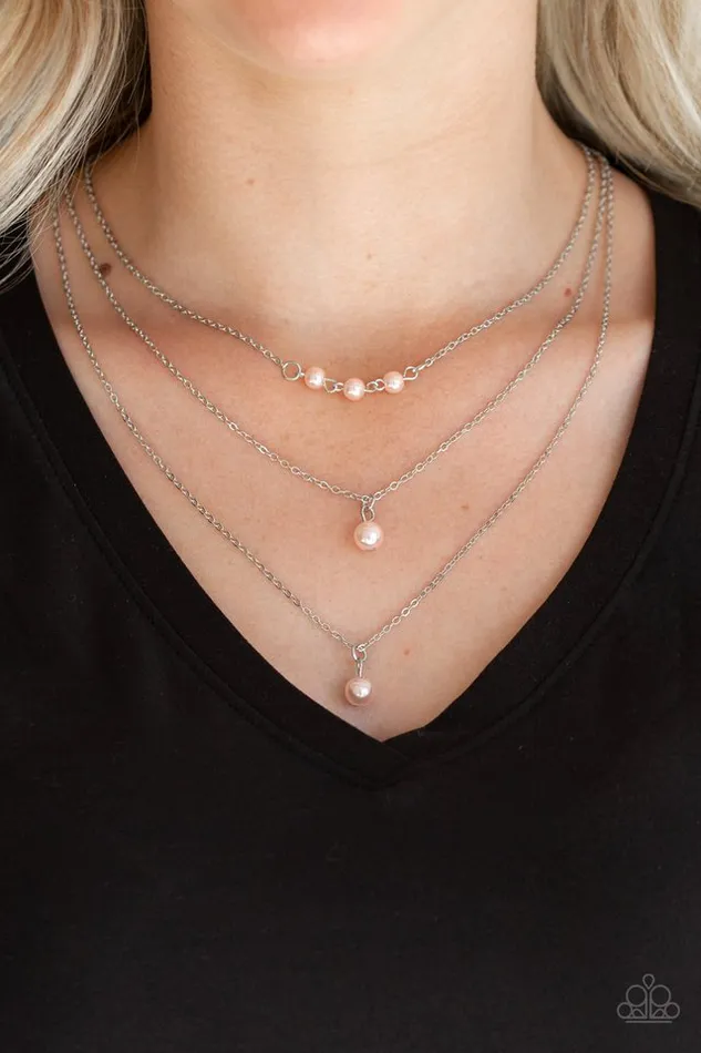 Necklaces Paparazzi Necklace High Heels and Hustle Pink Paparazzi Jewelry