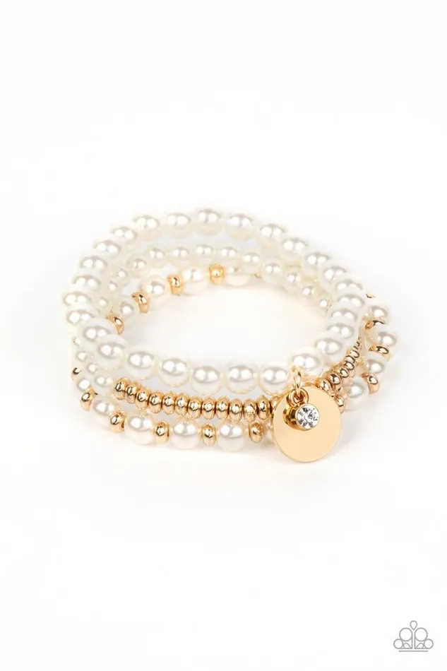 Paparazzi Jewelry Bracelets Paparazzi Bracelet Pearly Professional Gold Paparazzi Jewelry Bracelets Paparazzi Bracelet Pearly Professional Gold