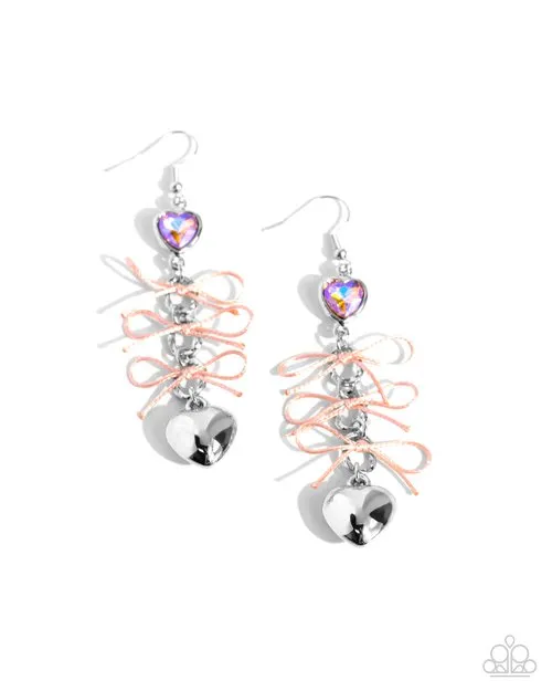 Paparazzi Jewelry Earrings Paparazzi Earring KPop Keepsake Orange Paparazzi Jewelry Earrings Paparazzi Earring KPop Keepsake Orange