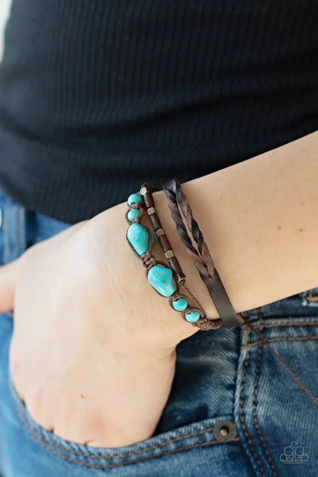 Paparazzi Jewelry Paparazzi Bracelet Trail Magic Blue Bracelets