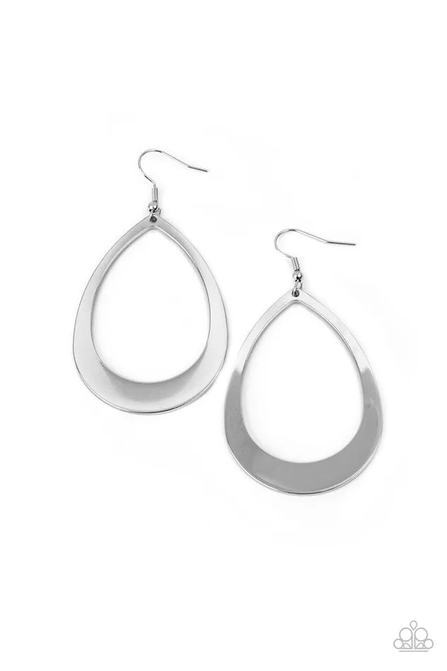 Paparazzi Jewelry Paparazzi Earring Fierce Fundamentals Silver Earrings