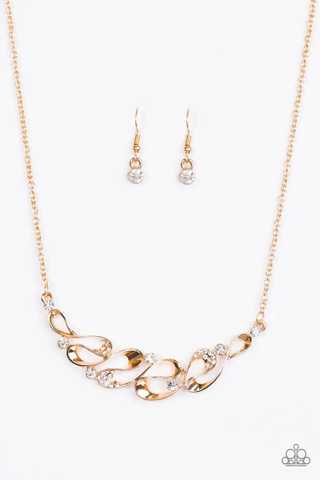 Paparazzi Necklace Easy Money Gold Paparazzi Jewelry Necklaces