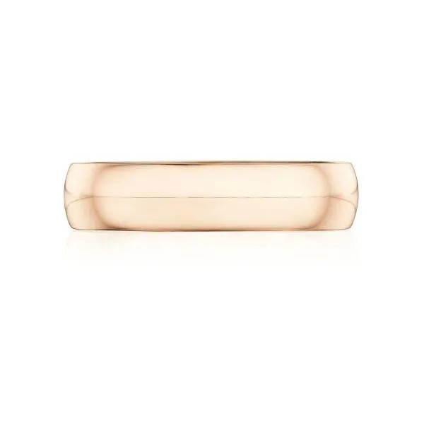 Rings Tacori Tacori 14K Rose Gold Collection Gents HighPolish Band