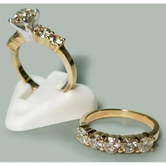 GB Rings 350 Ct Round Natural Earth Mined Diamonds Engagement Ring Band Set Yellow Gold