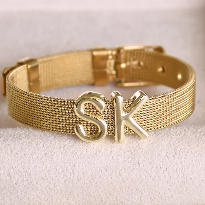 Upakarna Watches Personalised Initial Watch Bracelets