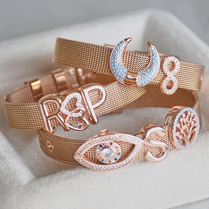 Upakarna Watches Personalised Initial Watch Bracelets