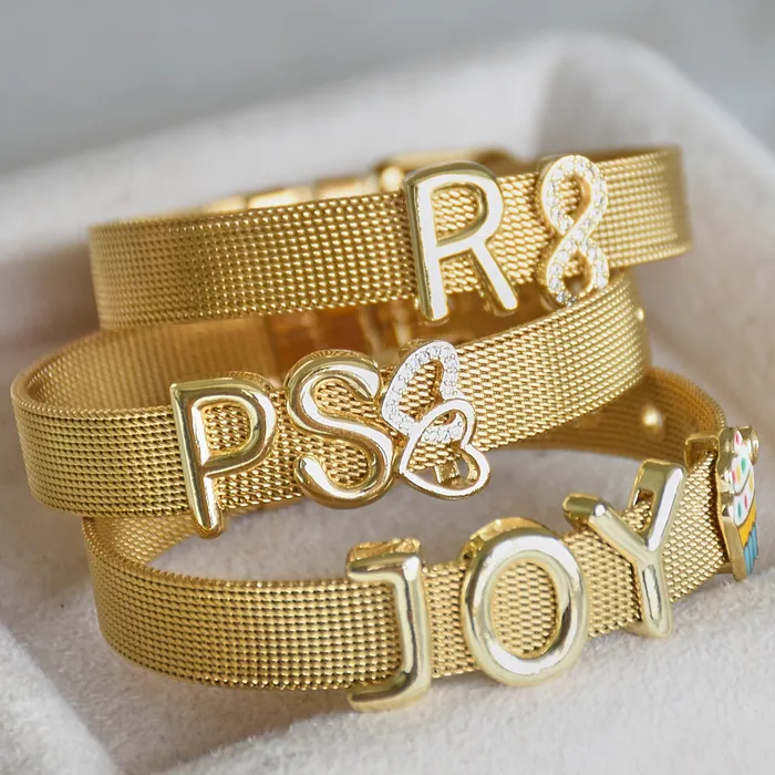 Upakarna Watches Personalised Initial Watch Bracelets