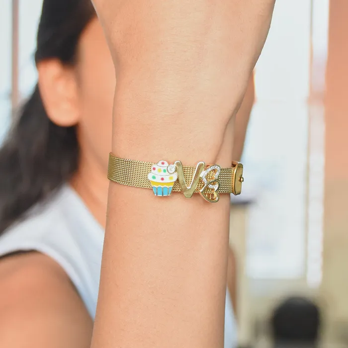 Upakarna Watches Personalised Initial Watch Bracelets