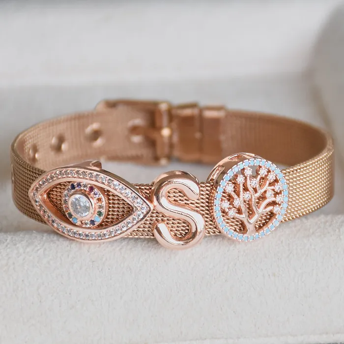 Upakarna Watches Personalised Initial Watch Bracelets