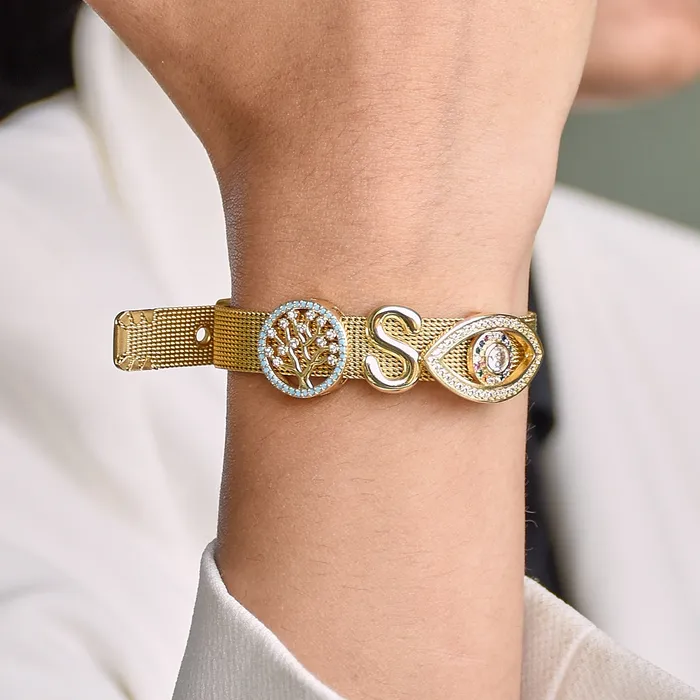Upakarna Watches Personalised Initial Watch Bracelets