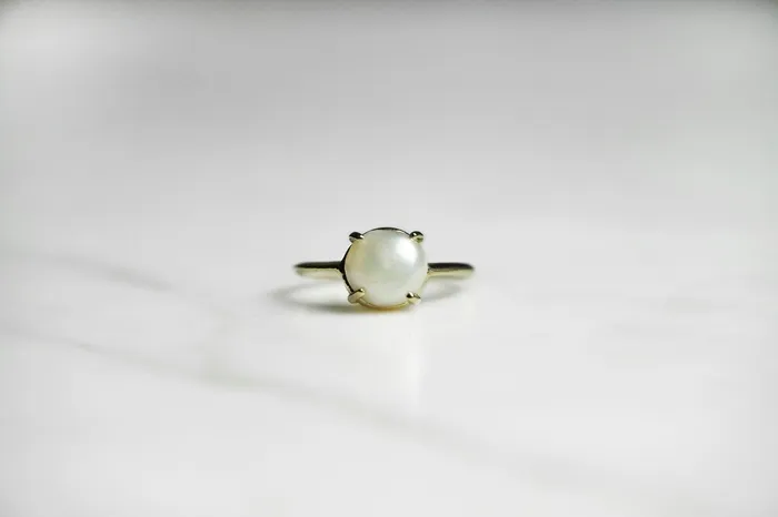 Classic Pearl Ring The Little Catholic Rings