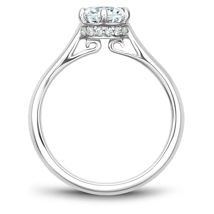 International Diamond Center Rings Noam Carver White Gold 6Prong Solitaire Engagement Ring Setting 007 CTW