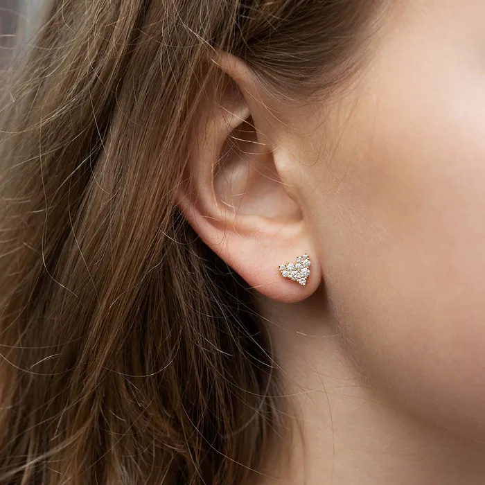 Keto Meadow earrings White Heart S Design Jussi Louesalmi Earrings