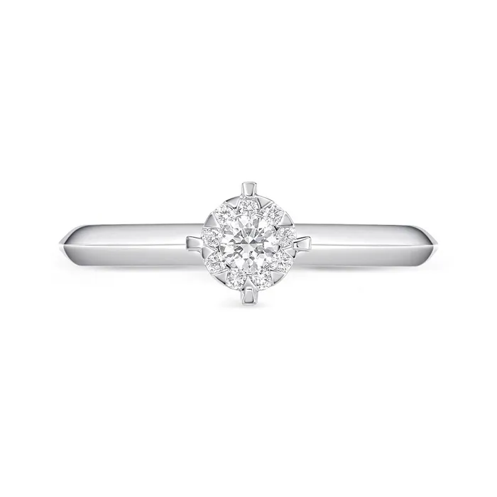 Rings IDC Signature Collection White Gold Round Engagement Rings 016 ctw International Diamond Center Rings IDC Signature Collection White Gold Round Engagement Rings 016 ctw International Diamond Center