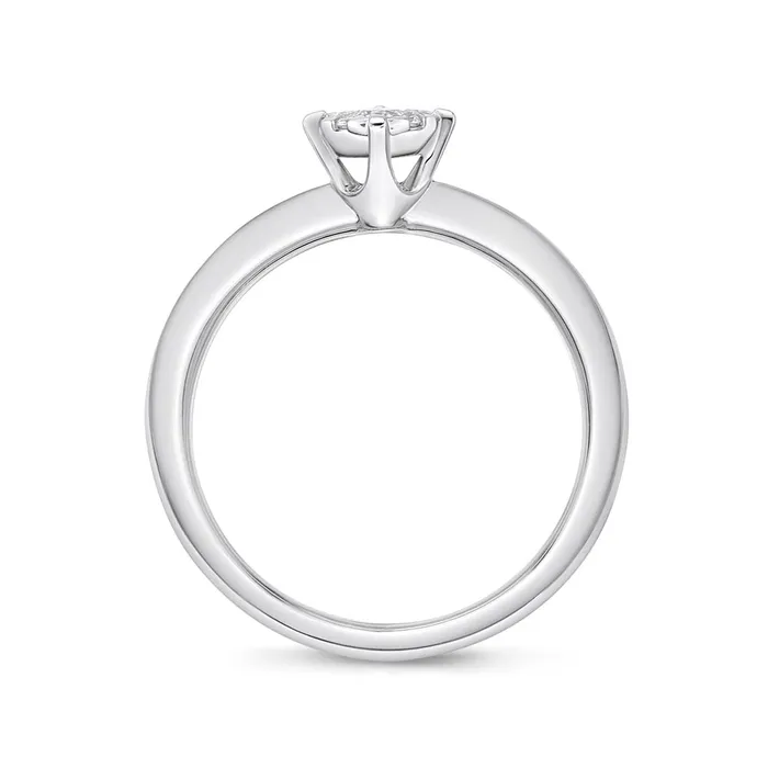 Rings IDC Signature Collection White Gold Round Engagement Rings 016 ctw International Diamond Center Rings IDC Signature Collection White Gold Round Engagement Rings 016 ctw International Diamond Center