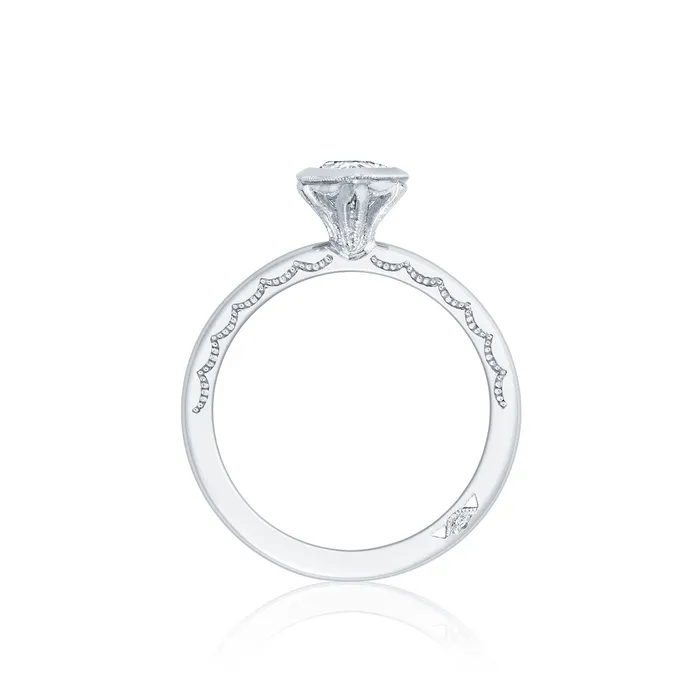 Tacori 18k White Gold Starlit Marquise Diamond Engagement Ring Setting 001 CTW International Diamond Center Rings